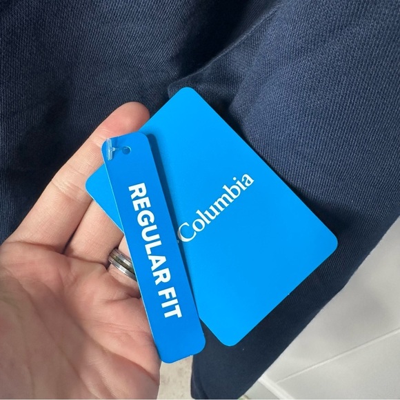 NWT Columbia Hart Mountain II Navy Crewneck Sweatshirt - Picture 6 of 9